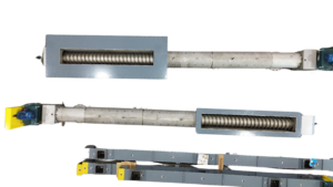 Bed Ash Cooling Screw from above